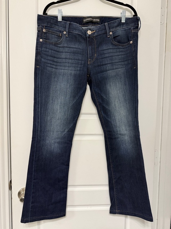 Express Denim - Express Dark Blue Women's Jeans - Classic Stretch Denim